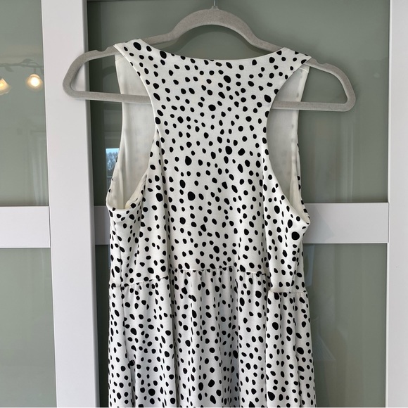 Black and White Dalmatian Dress - Picture 3 of 4
